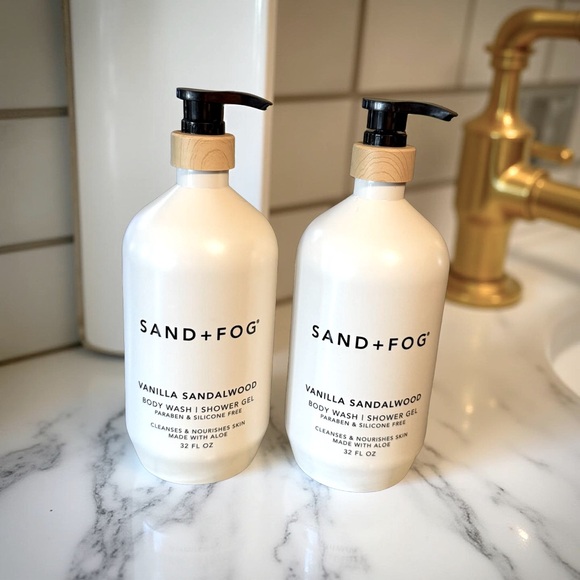 Sand + Fog Other - Sand & Fog NWT Qty 2 Vanilla Sandalwood Body Wash/Shower Gel 32 Fl Oz Each